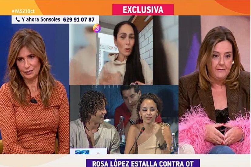 Rosa López y la polémica por el aniversario de OT